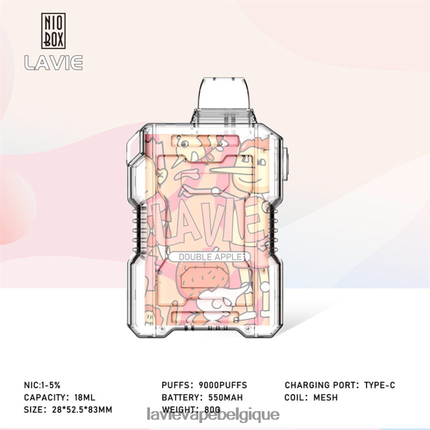 464068195 Lavie Vape Price | double pomme LAVIE NIO BOX 9000 bouffées